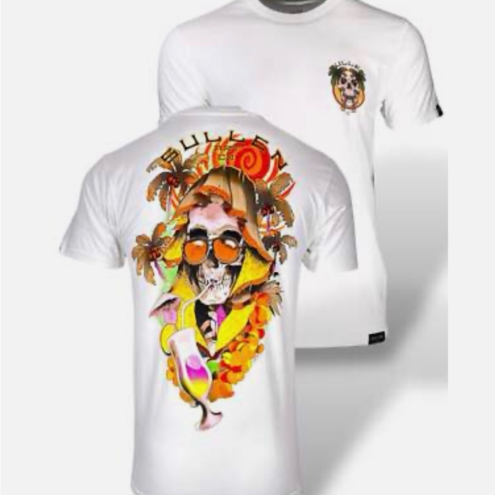 Sullen Men's XL T-shirt SUN BUM Tattoos Urban Design Premium Quality